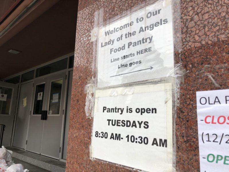 Our Lady of the Angels food pantry is growing and building community.