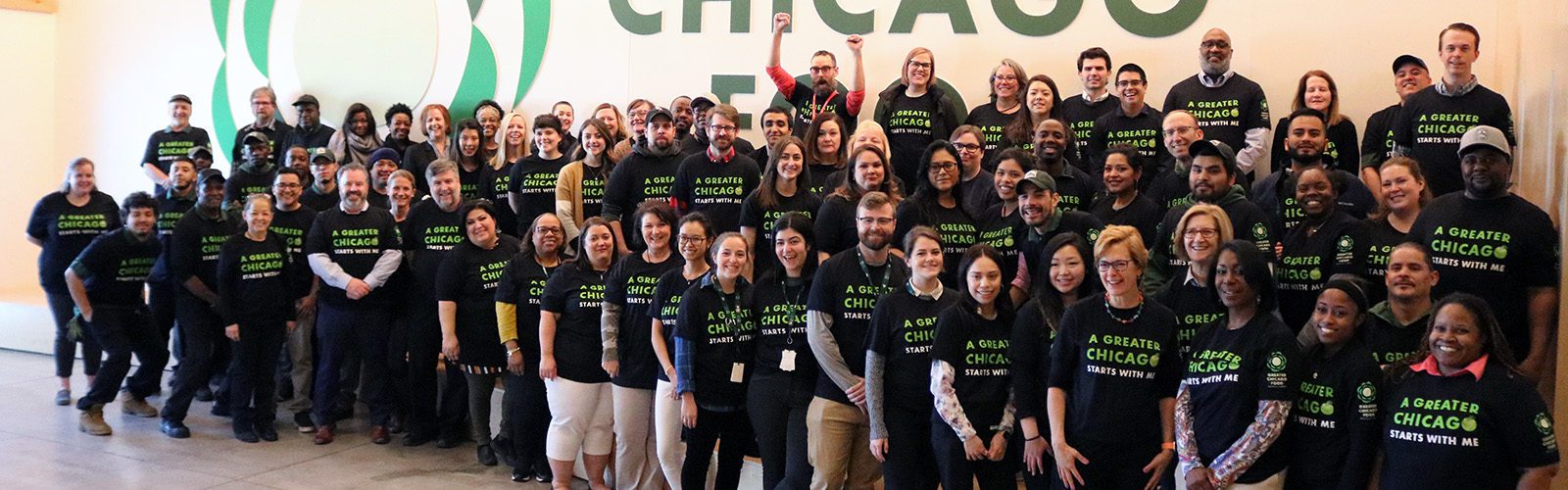Group photo of Food Depository staff
