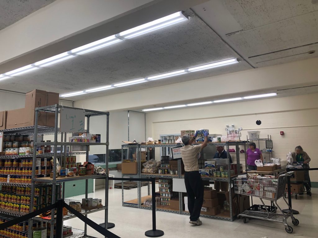 The Mission of Our Lady of the Angels in Humboldt Park moved into its reconstructed client-choice pantry space earlier this year