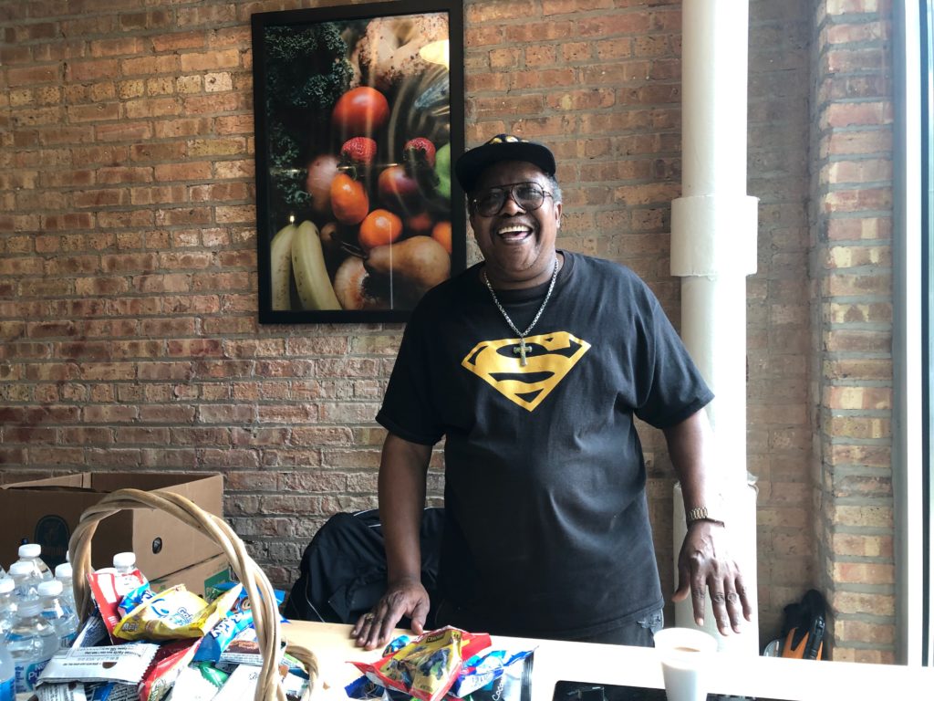 Volunteer Ralph Jackson at Breakthrough Ministries' Fresh Market