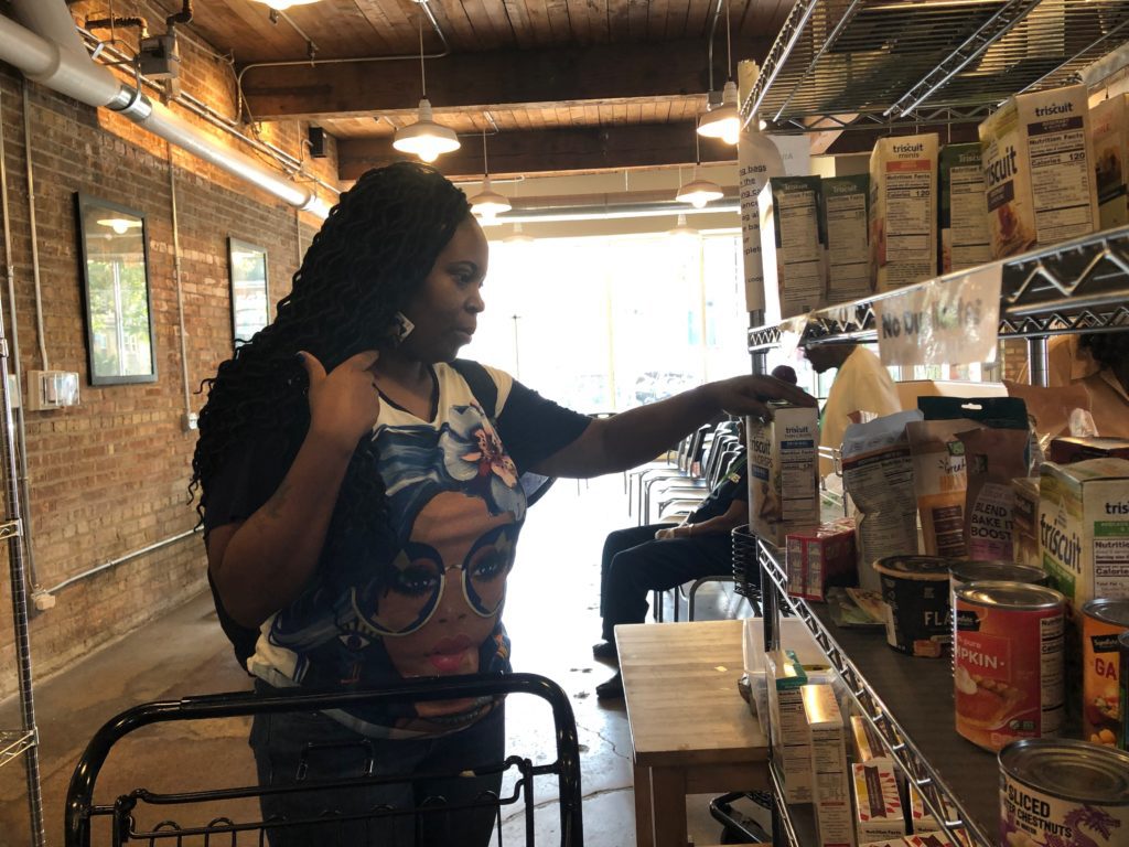 Shanita Jones has been turning to Breakthrough's pantry for the last couple years to help supplement the food she can buy with the help of her SNAP benefits. 