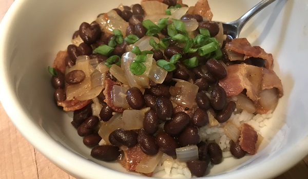 Black beans and rice