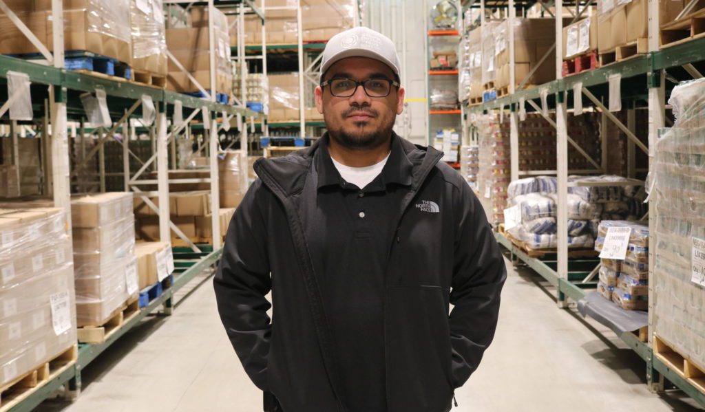 Warehouse manager exemplifies leadership, resolve during