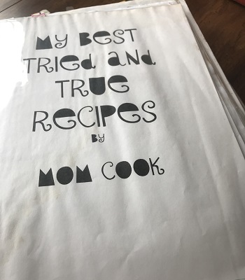 Recipe book by Mom Cook