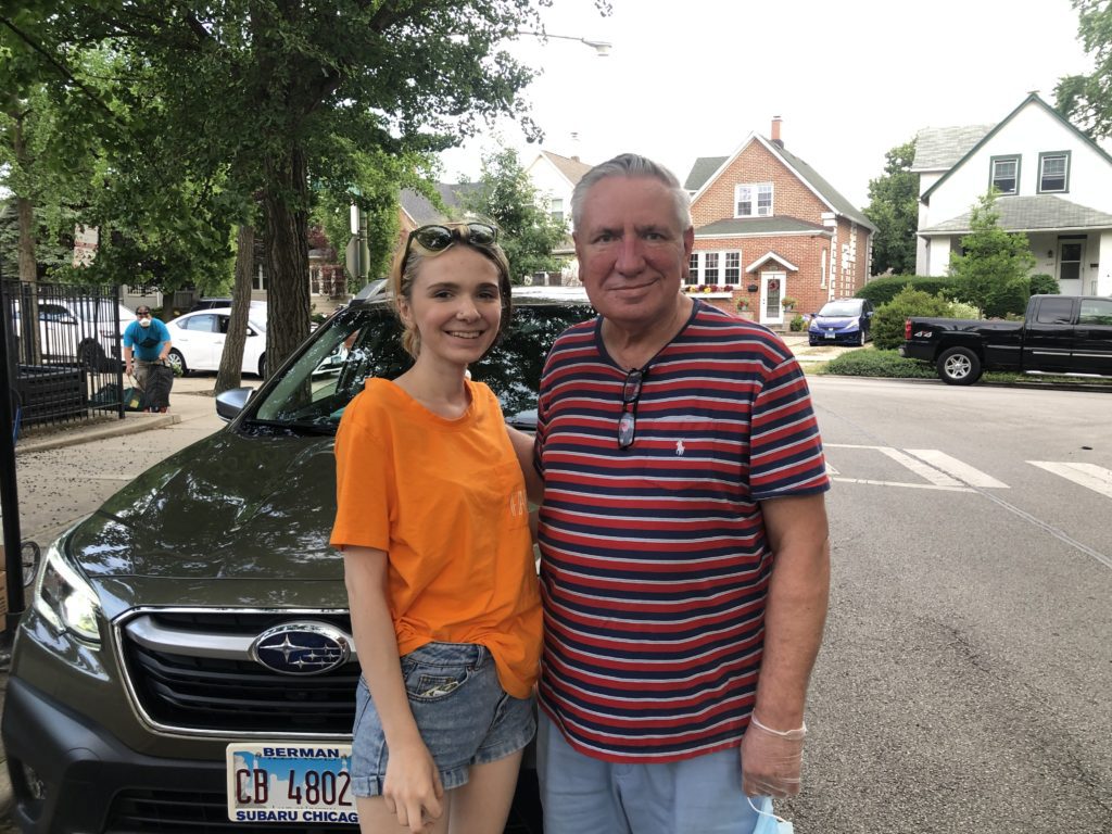 Coordinator Rick Paulsen, pictured with his daughter Erica