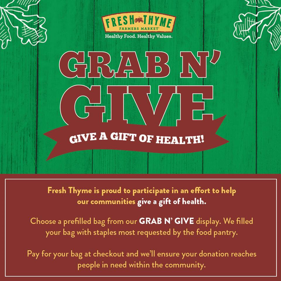 Fresh Thyme Grab n' Give