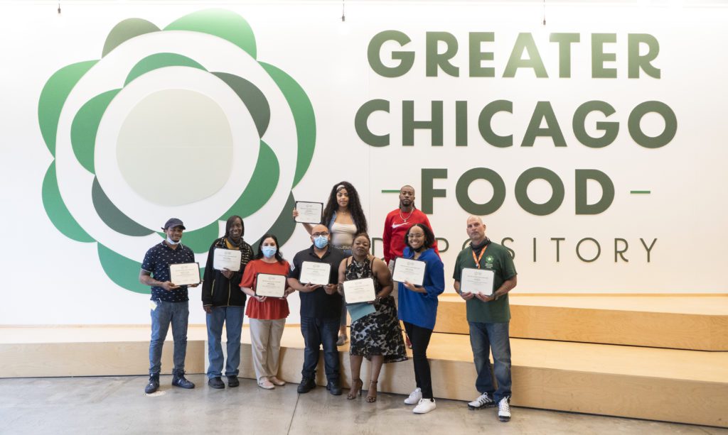 The Food Depository's first CLWT graduating class