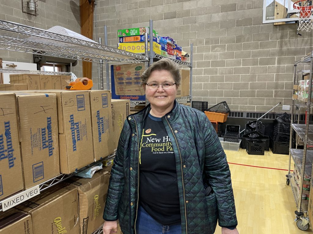 Donner Oberhardt, the director of New Hope Community Food Pantry.