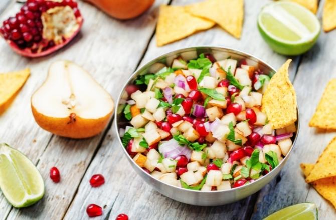 Pear and Pomegranate Salsa | Greater Chicago Food Depository