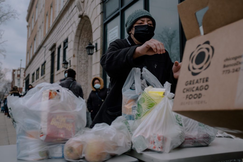 Robertina Pacheco, guest of SANAD Food Pantry 