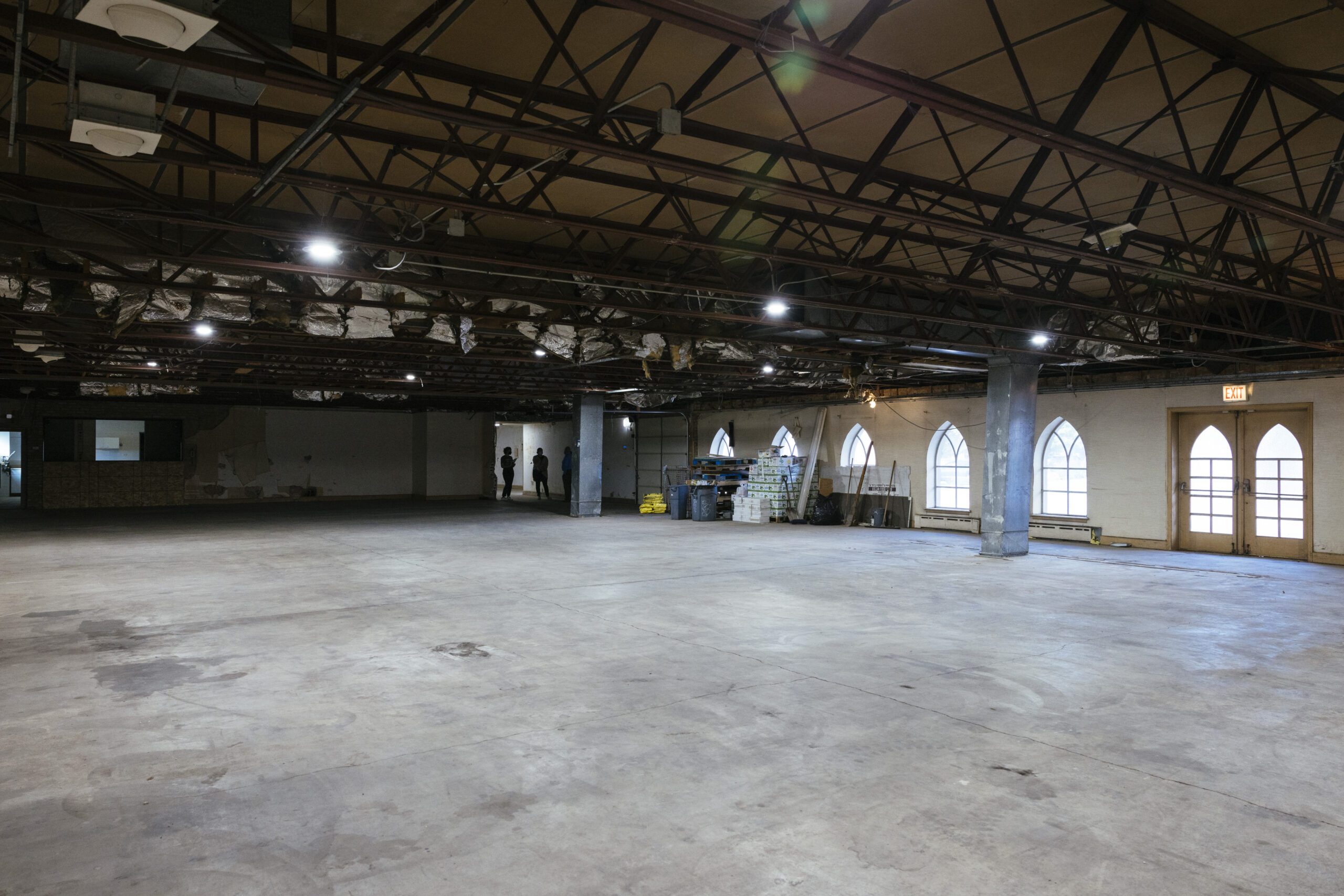 A large room, the future home of the expanded pantry