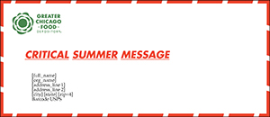 Critical Summer Message