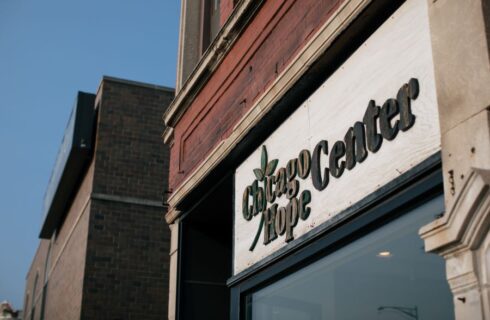 Exterior shot of Chicago Hope food pantry