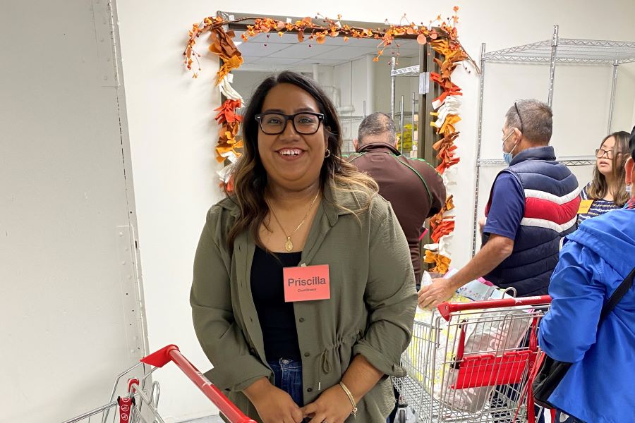 Priscilla Estrada, St. Gall pantry coordinator