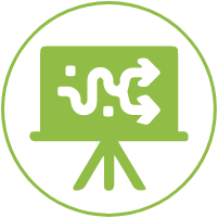 Icon of a stocks graph