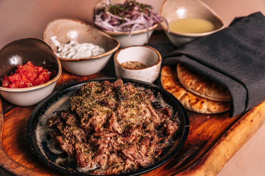 Slow Roasted Lamb Gyros