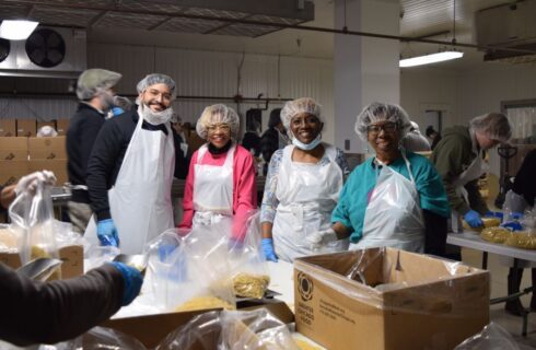 Service in action on MLK Day
